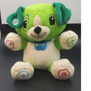 LeapFrog My Pal Scout Puppy, Interactive Talking Plush Toy  **TESTED, EUC**